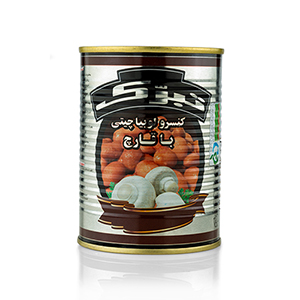 کنسرو لوبیا چیتی با قارچ تبرک