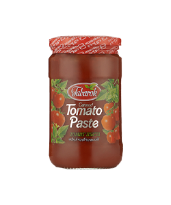 کنسرو رب گوجه فرنگی شیشه‌ای تبرک