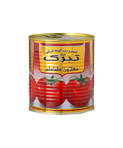 رب گوجه فرنگی حلبی تبرک