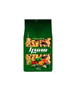 پاستا پروانه‌ای سبزیجات سمیرا