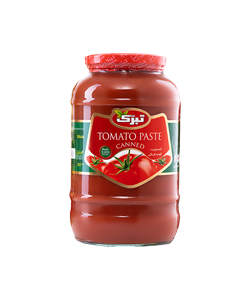 رب گوجه فرنگی شیشه‌ای تبرک