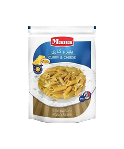 پاستا نیمه آماده پنیر و کاری مانا