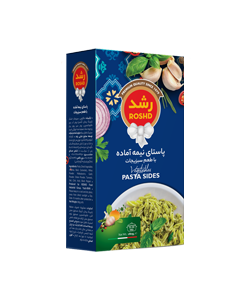 پاستا نیمه‌ آماده با طعم سبزیجات رشد