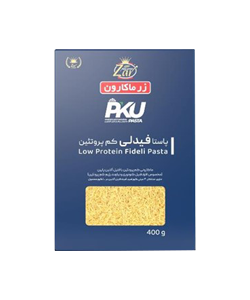 پاستا فیدلی کم پروتئین زر ماکارون
