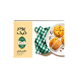 پودر کیک نیمه آماده وانیلی تک ماکارون