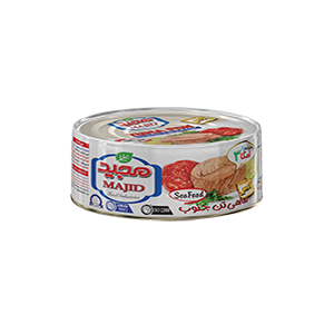 کنسرو تن ماهی مارلین در روغن گیاهی مجید