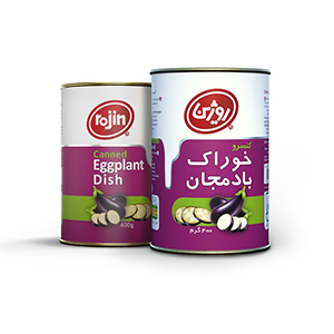 کنسرو خوراک بادمجان روژین