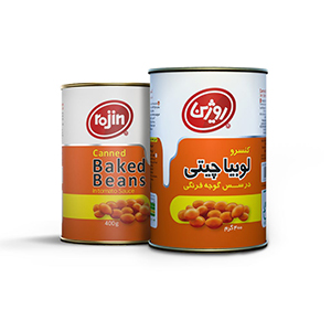 کنسرو لوبیا چیتی روژین