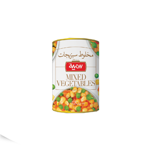 کنسرو سبزیجات مخلوط سمیه