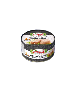 کنسرو ماهی تون در روغن با طعم دودی طبیعت